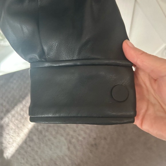 Black! Alexis Faux Leather Buttoned Cuff Ceci
Jacket - Picture 7 of 9